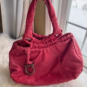 Authentic ferragamo lamb bag